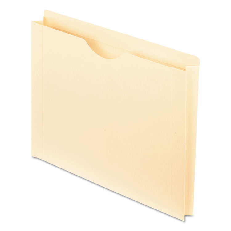 Pendaflex - Manila Reinforced File Jackets, 2-Ply Straight Tab, Letter Size, Manila, 50/Box (6236442)