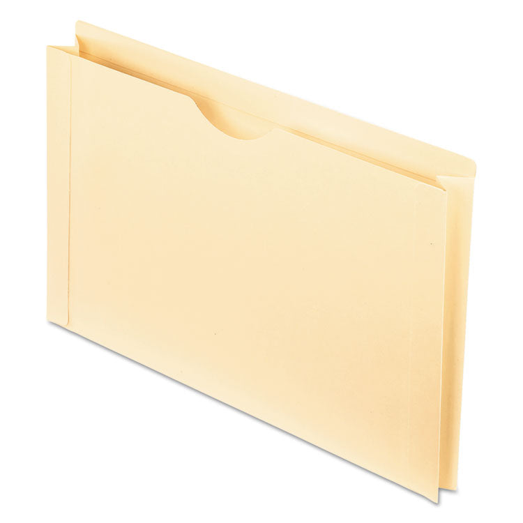 Pendaflex - Manila Reinforced File Jackets, 2-Ply Straight Tab, Legal Size, Manila, 50/Box