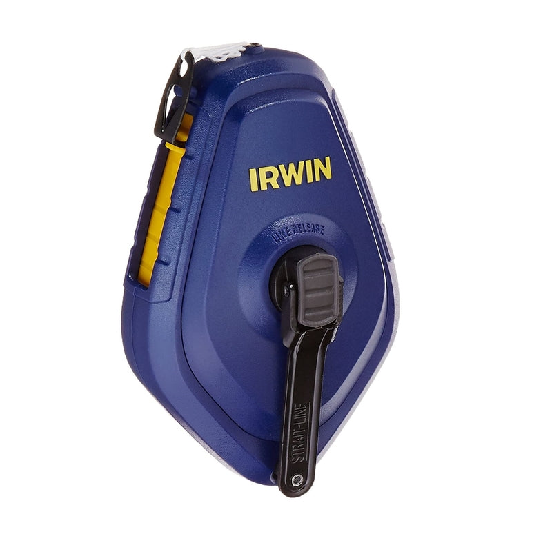 IRWIN - Irwin Strait-Line 2 oz Blue Fast Retrieve Chalk Line Reel 100 ft. White