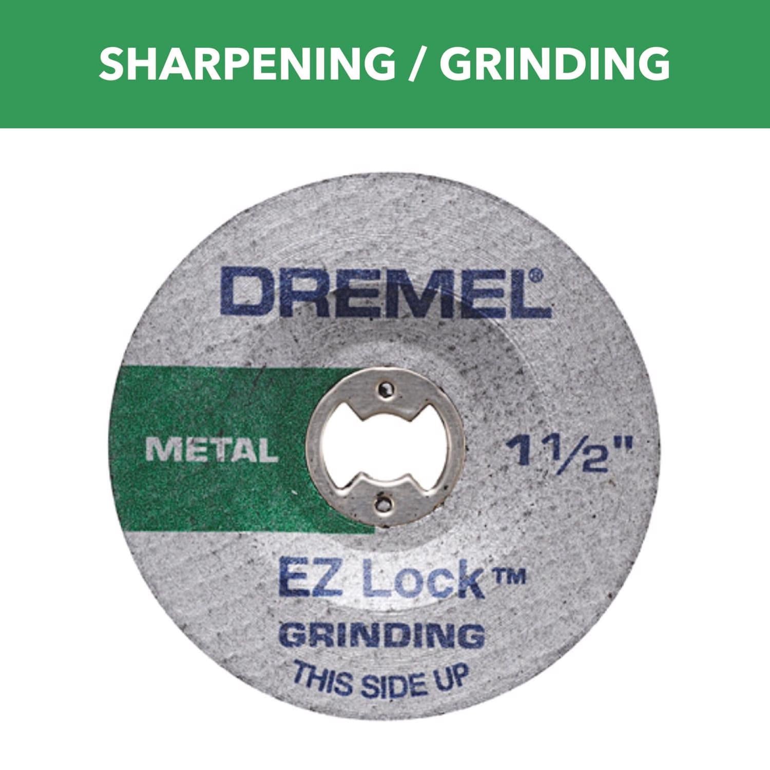 Dremel EZ Lock 1-1/2 in. D Metal Grinding Wheel - Case of 2