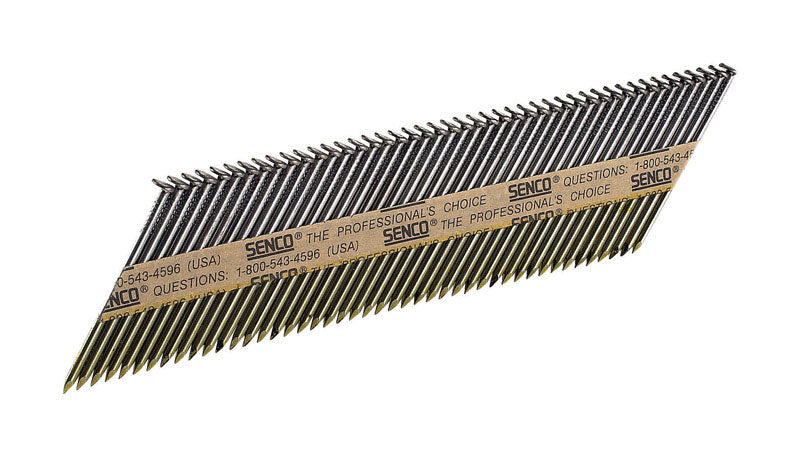 SENCO - Senco 2-3/8 in. .113 Ga. Angled Strip Bright Framing Nails 34 deg 2500 pk [GC24APBX]