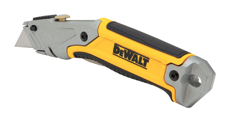 DEWALT - DeWalt 9-1/4 in. Retractable Utility Knife Black/Yellow 1 pk