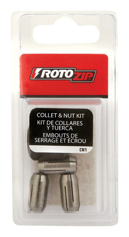 ROTOZIP - Rotozip .8 in. L Replacement Collet 3 pc