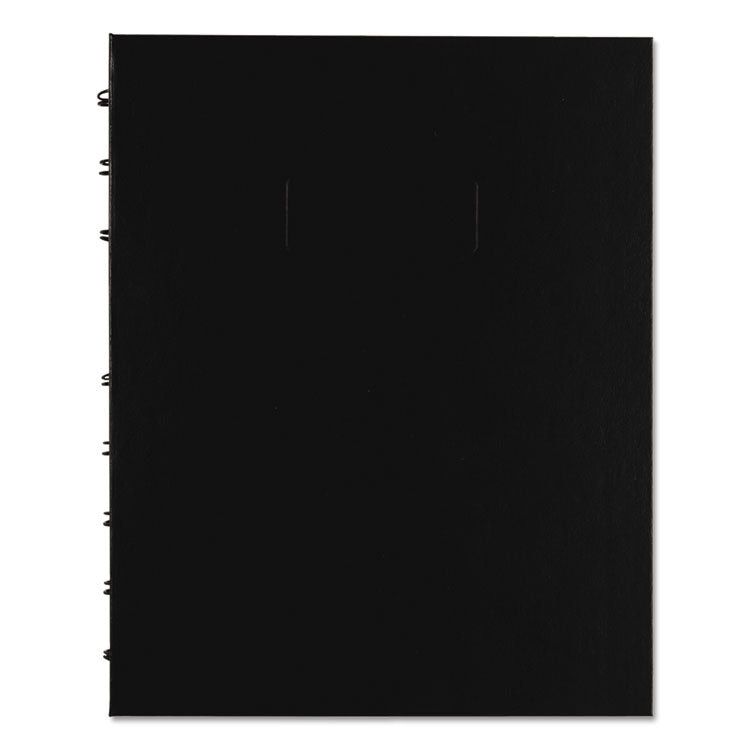 Blueline - NotePro Quad Notebook, Data/Lab-Record Format with Narrow and Quadrille Rule Sections, Black Cover, (96) 9.25 x 7.25 Sheets