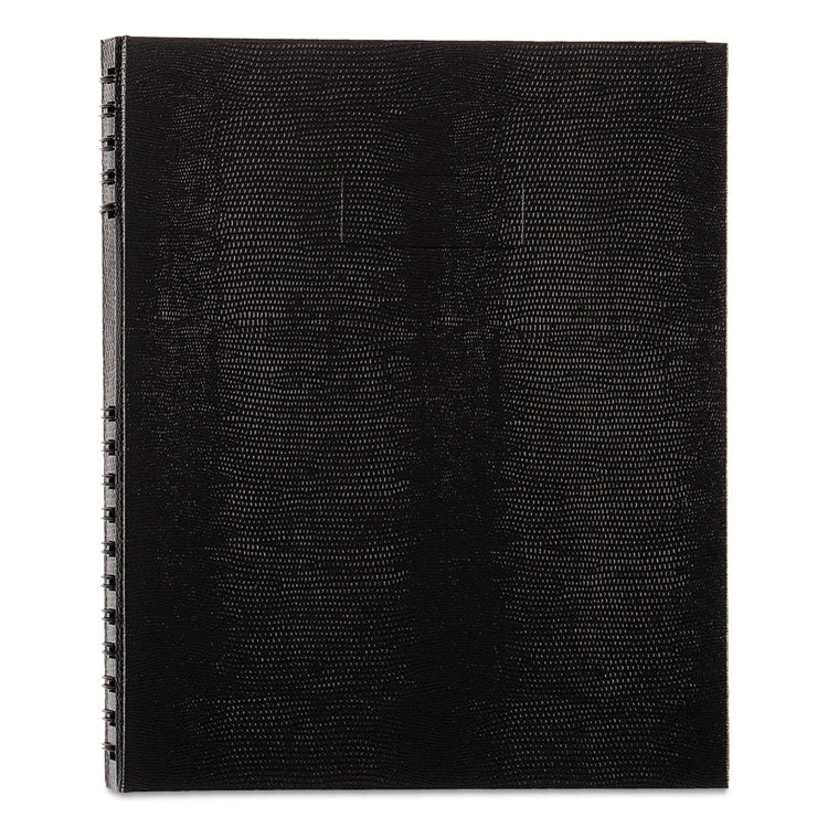 Blueline - NotePro Notebook, 1-Subject, Medium/College Rule, Black Cover, (100) 11 x 8.5 Sheets