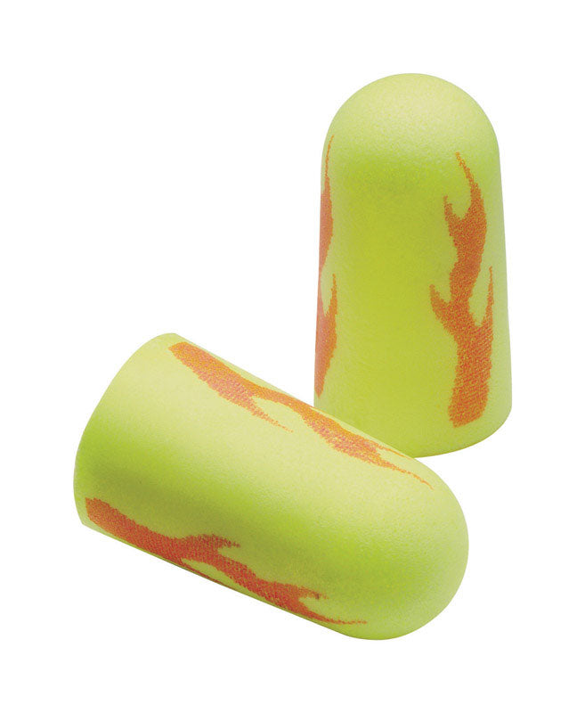 3M - 3M E-A-R 33 dB Polyurethane Foam Express Earplugs Yellow 200 pair