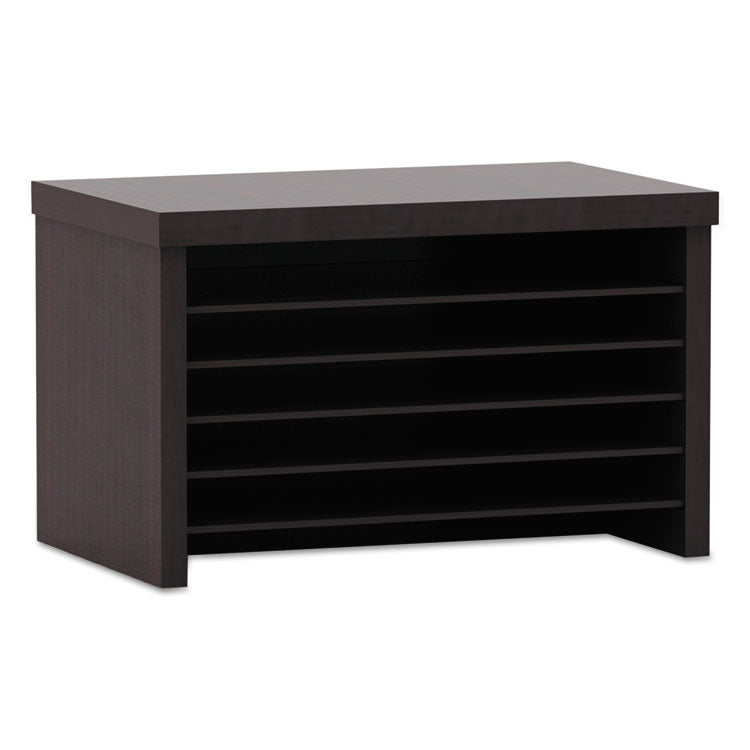 Alera - Alera Valencia Under Counter File Organizer Shelf, 15.75w x 9.88d x 10.88h, Espresso