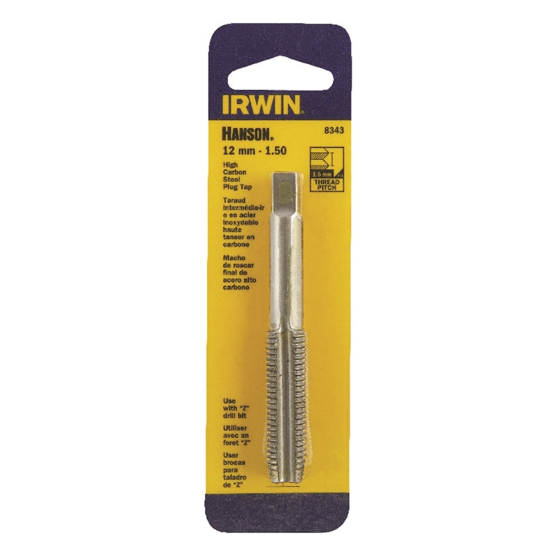 IRWIN - Irwin Hanson High Carbon Steel Metric Plug Tap 12 - 1.50 mm 1 pc