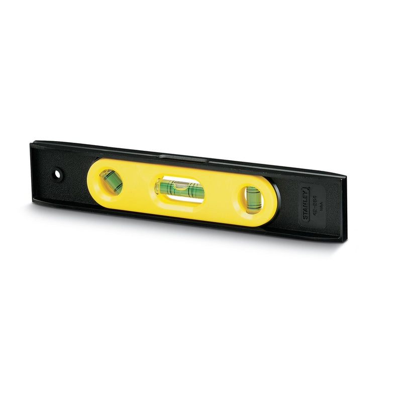 STANLEY - Stanley 9 in. Plastic Magnetic Torpedo Level 3 vial