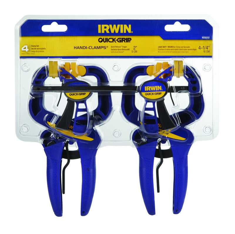 IRWIN TOOLS - Irwin Grip Clamps 4 pk