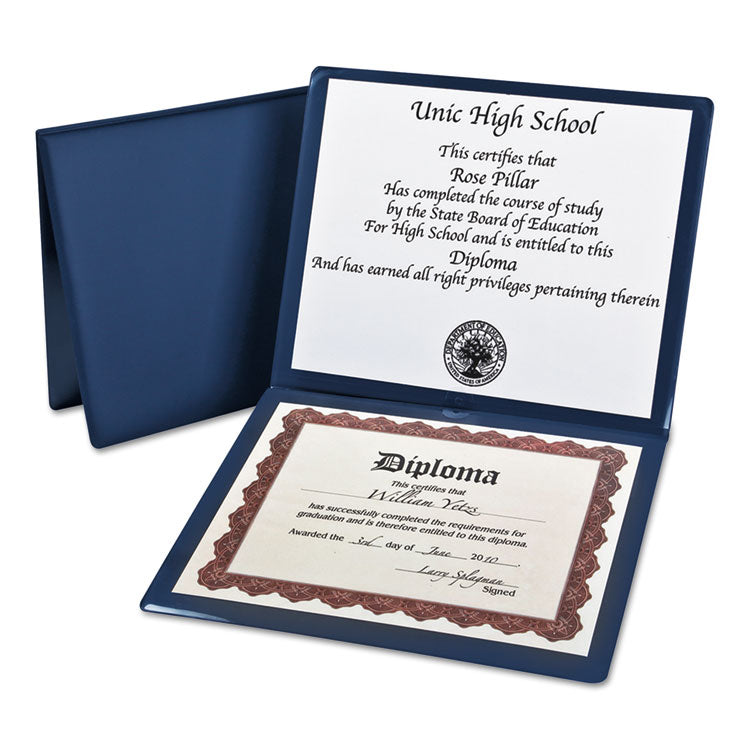 Oxford - Diploma Cover, 12.5 x 10.5, Navy