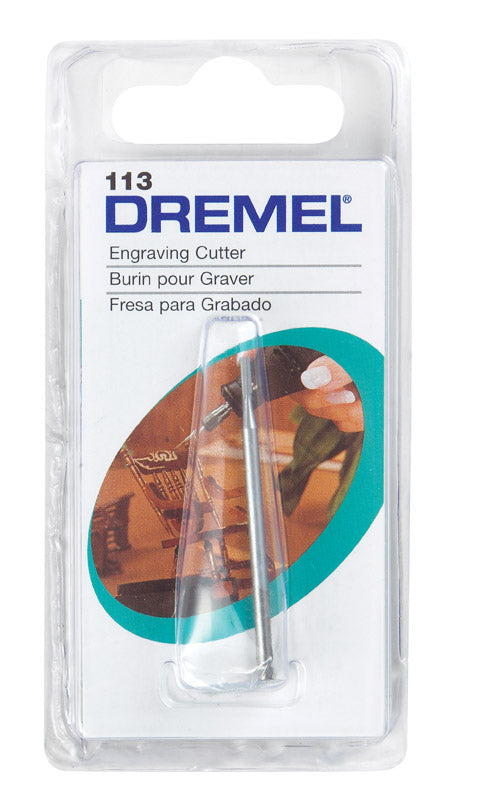 DREMEL - Dremel 1/16 in. X 1.5 in. L High Speed Steel Engraving Cutter 1 pk