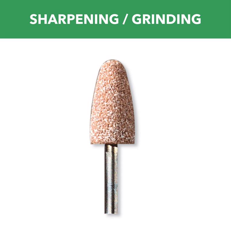 DREMEL - Dremel 3/8 in. X 1-1/2 in. L Aluminum Oxide Grinding Stone 1 pk [952]