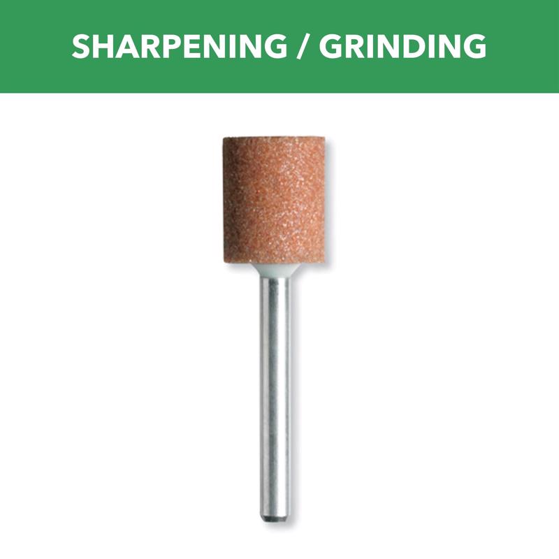 DREMEL - Dremel 3/8 in. X 1-1/2 in. L Aluminum Oxide Grinding Stone 1 pk [932]