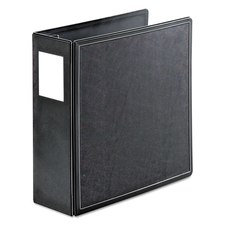 Cardinal - SuperLife Easy Open Locking Slant-D Ring Binder, 3 Rings, 4" Capacity, 11 x 8.5, Black