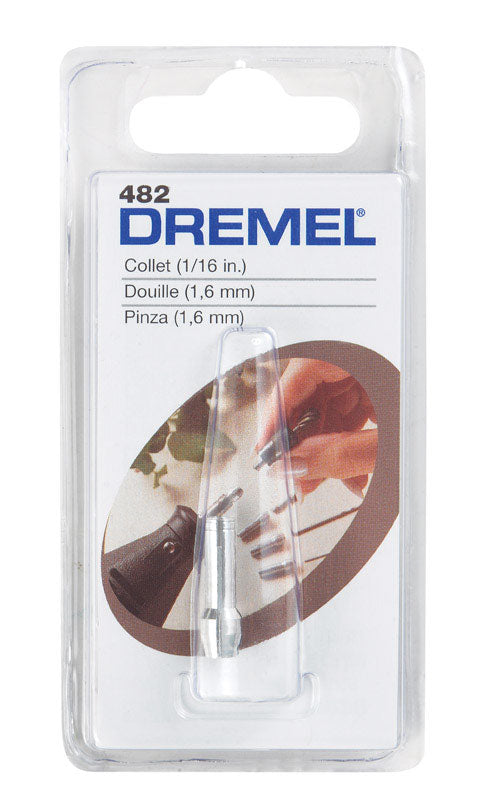 DREMEL - Dremel 1/16 in. X 1 in. L Metal Collets 1 pk