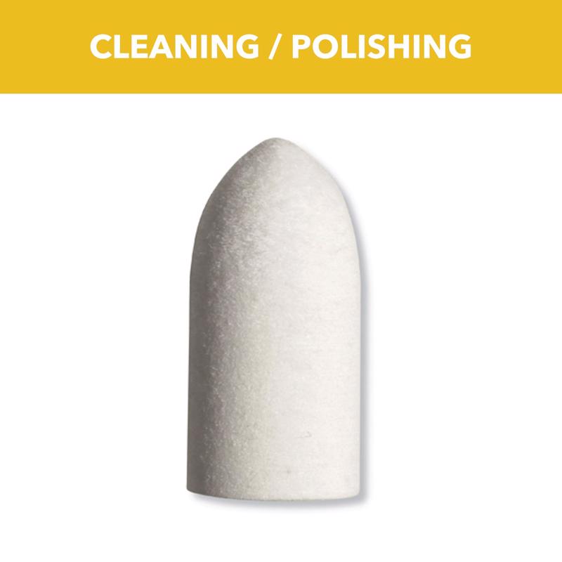 DREMEL - Dremel 3/8 in. X 1 in. L Felt Felt Polishing Tip 1 pk