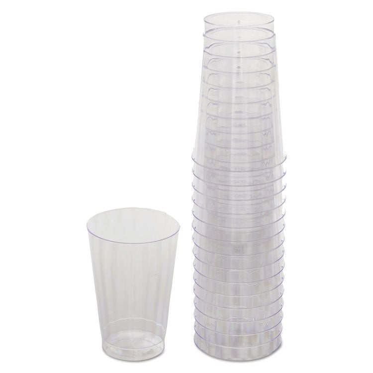 WNA - Classicware Tumblers, 12 oz, Plastic, Clear, Tall, 16/Bag, 15 Bags/Carton