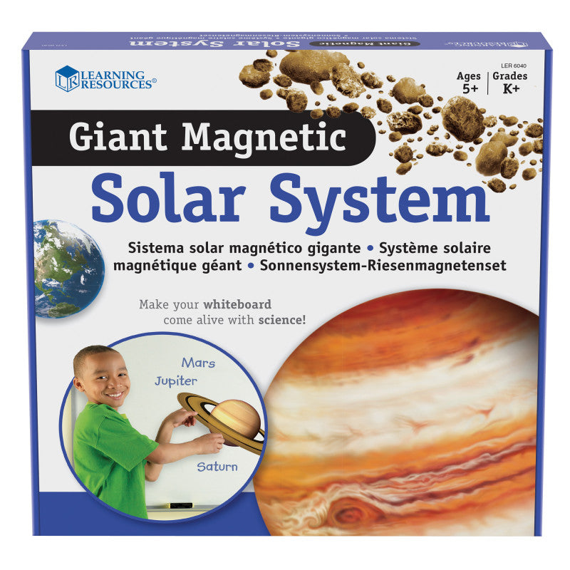 LEARNING RESOURCES - Giant Magnetic Solar System Set, Set of 12