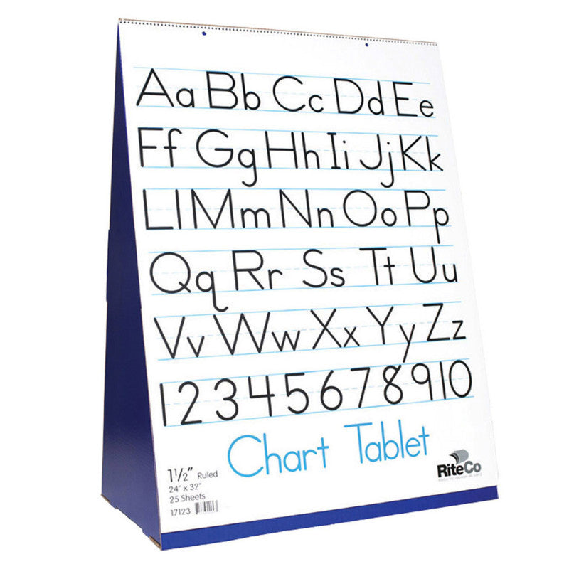 FLIPSIDE PRODUCTS - Flipside Spiral-Bound Flip Chart Stand with 1.5" Ruled Tablet