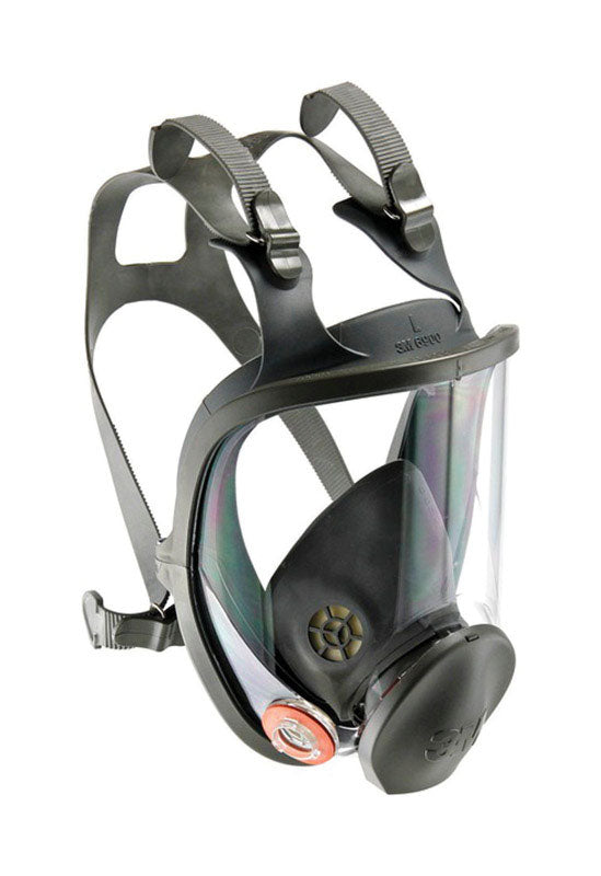 3M - 3M Construction Full Face Respirator 6000-Series Gray L 1 pc