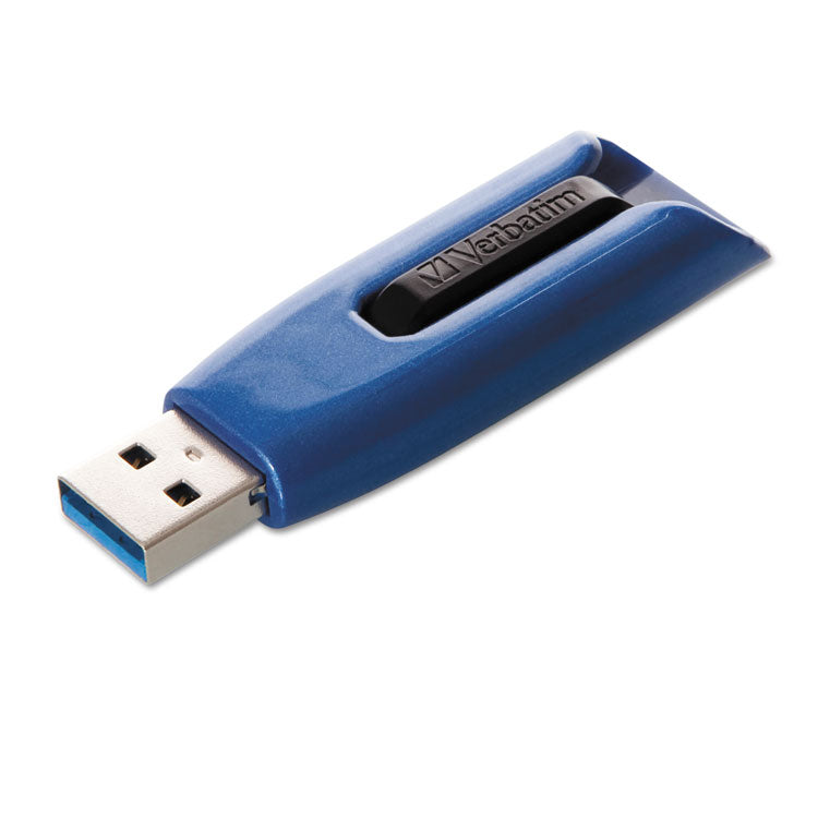 Verbatim - V3 Max USB 3.0 Flash Drive, 64 GB, Blue