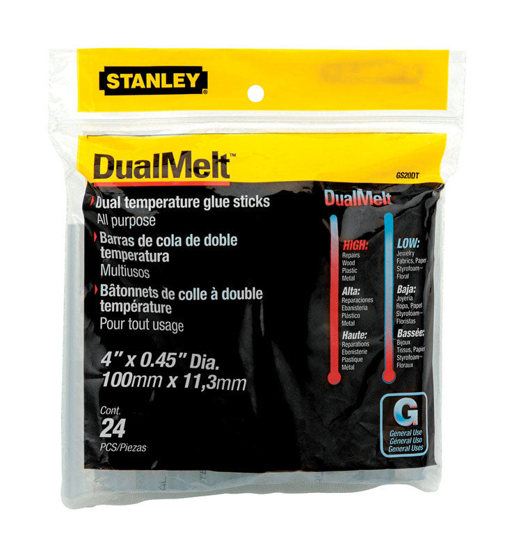 STANLEY - Stanley 0.5 in. D X 4 in. L Glue Sticks Clear 24 pk