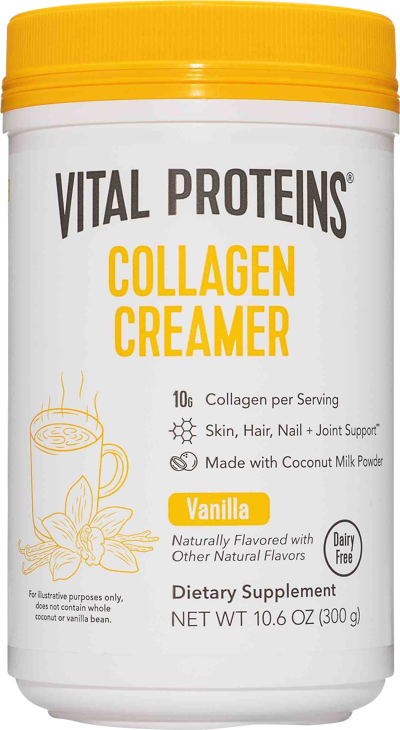 Vital Proteins Vanilla Collagen Creamer 10.6 oz - Case of 1