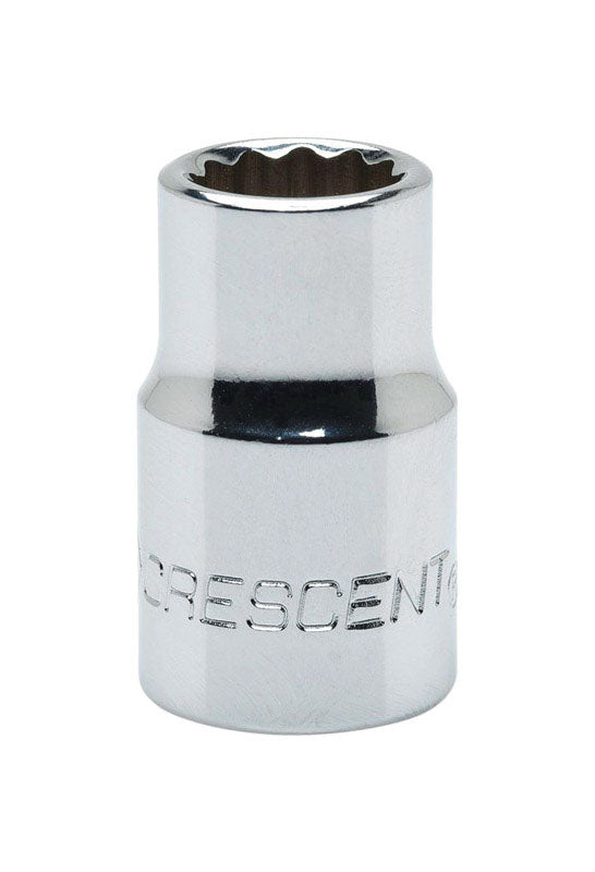 CRESCENT - Crescent 14 mm X 3/8 in. drive Metric 12 Point Standard Socket 1 pc