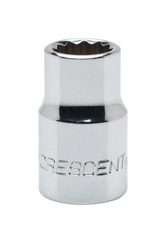 CRESCENT - Crescent 15 mm X 3/8 in. drive Metric 12 Point Standard Socket 1 pc