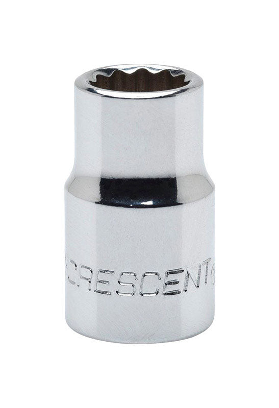 CRESCENT - Crescent 21 mm X 3/8 in. drive Metric 12 Point Standard Socket 1 pc