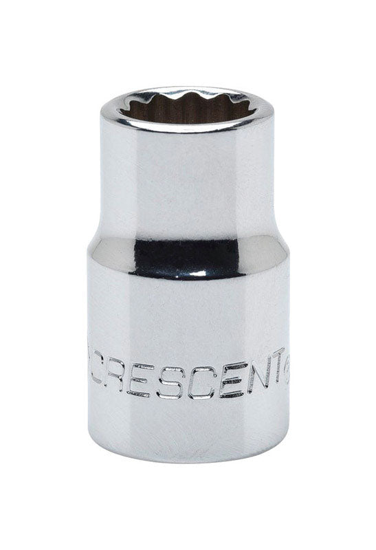 CRESCENT - Crescent 16 mm X 3/8 in. drive Metric 12 Point Standard Socket 1 pc