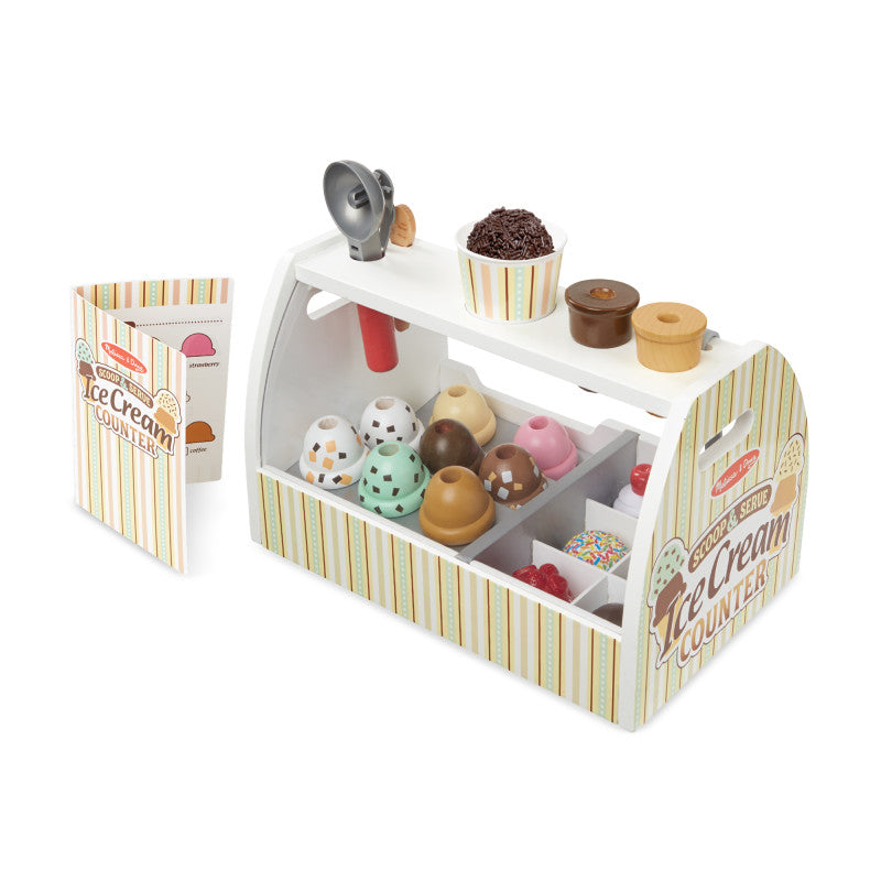 MELISSA & DOUG - Scoop & Serve Ice Cream Counter