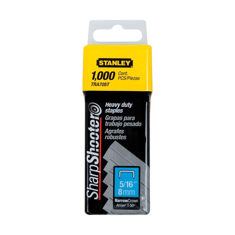 STANLEY - Stanley Sharp Shooter 27/64 in. W X 5/16 in. L Narrow Crown Heavy Duty Staples 1000 pk