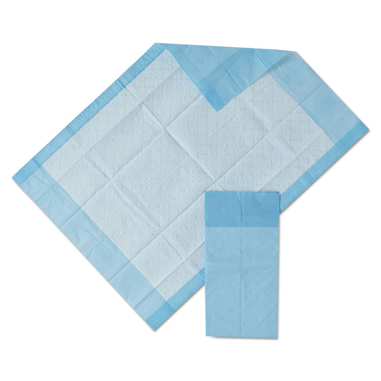 Medline - Protection Plus Disposable Underpads, 17" x 24", Blue, 25/Bag