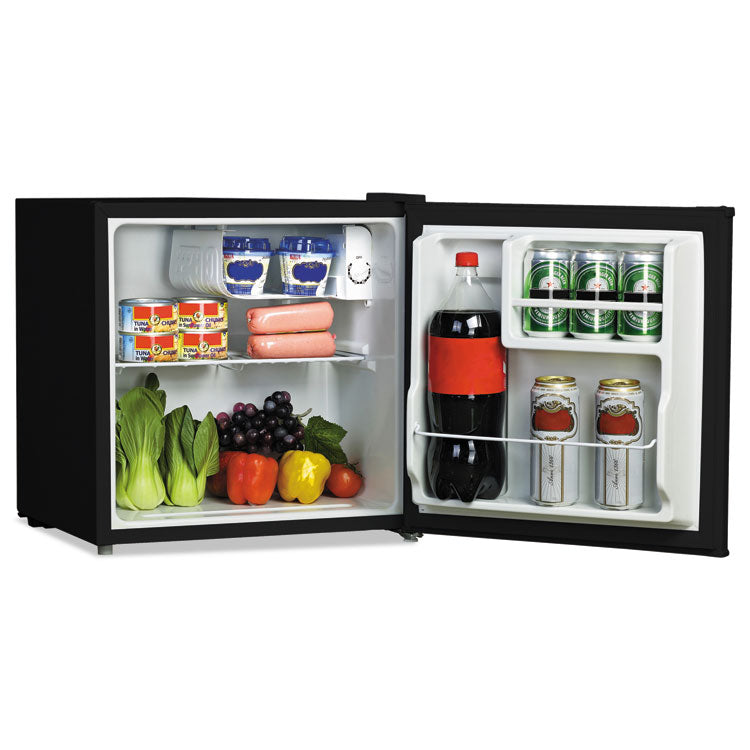 Alera - 1.6 Cu. Ft. Refrigerator with Chiller Compartment, Black