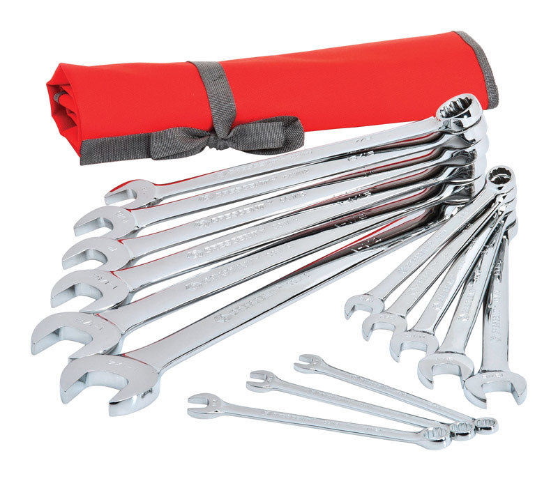 CRESCENT - Crescent 12 Point SAE Combination Wrench Set 19.3 in. L 14 pk