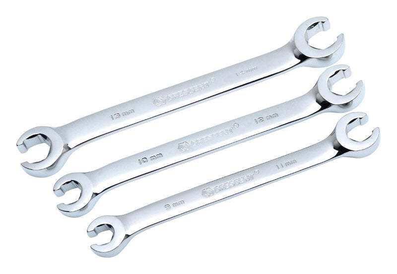 CRESCENT - Crescent Metric Flare Nut Wrench Set 10.45 in. L 3 pk