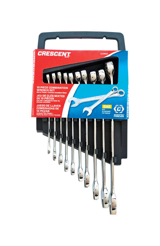 CRESCENT - Crescent 12 Point SAE Wrench Set 11.65 in. L 10 pk