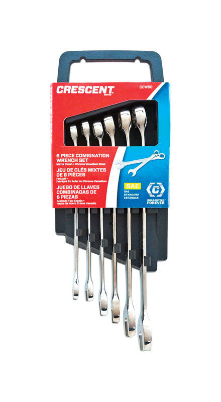 CRESCENT - Crescent 12 Point SAE Combination Wrench Set 10.8 in. L 6 pk