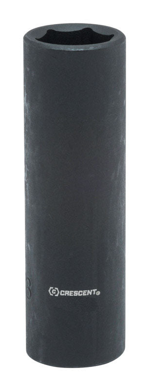 CRESCENT - Crescent 14 mm X 1/2 in. drive 6 Point Deep Impact Socket 1 pc