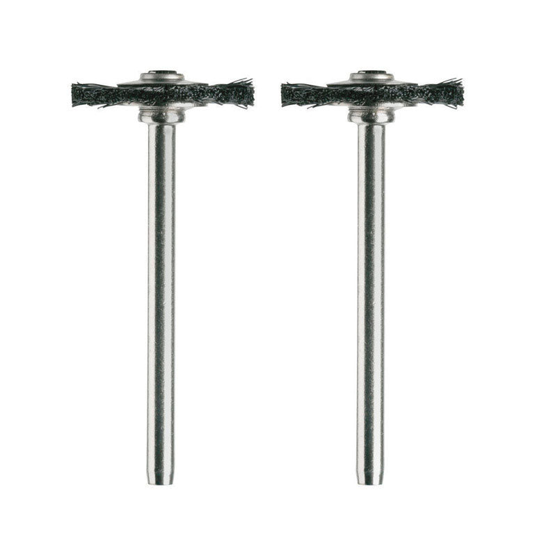DREMEL - Dremel 3/4 in. X 1-3/4 in. L Nylon Brush 2 pk