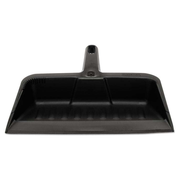 Rubbermaid Commercial - Heavy-Duty Dustpan, 8.25 x 12.25 , Polypropylene, Charcoal