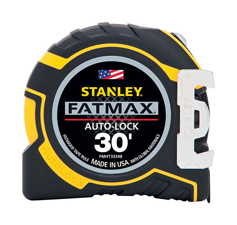 STANLEY - Stanley Fatmax 30 ft. L X 1.25 in. W Auto Lock Tape Measure 1 pk