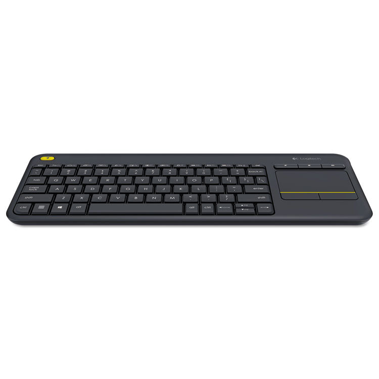 Logitech - Wireless Touch Keyboard K400 Plus, Black