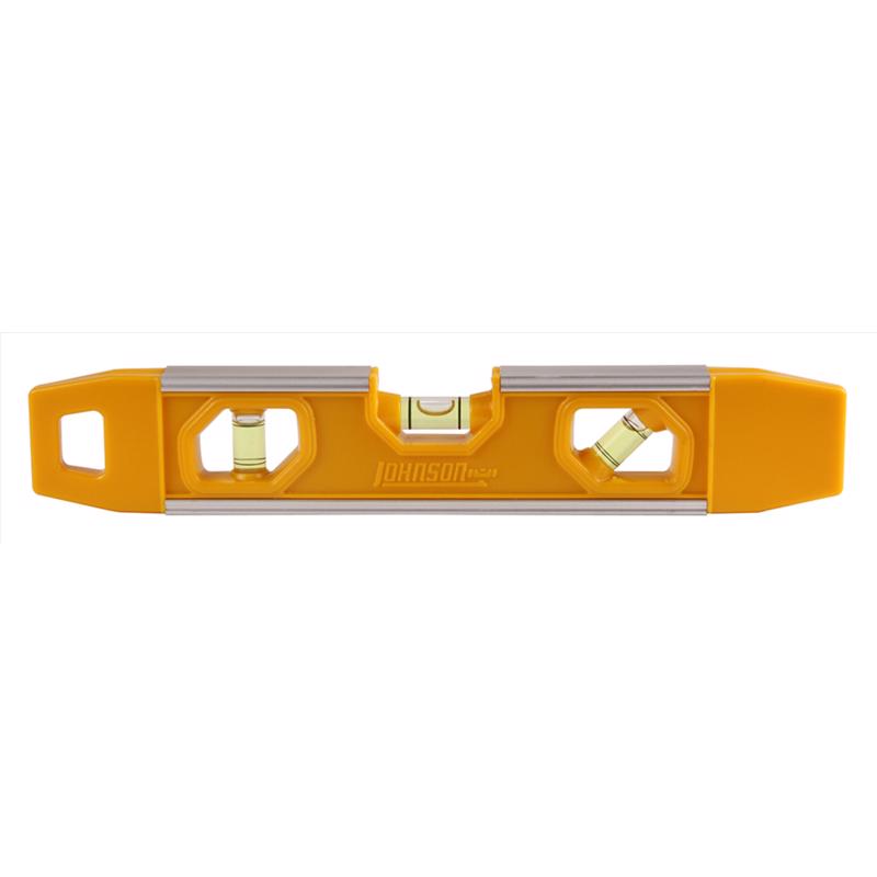 JOHNSON - Johnson 9 in. Aluminum Magnetic Torpedo Level 3 vial [8500M]