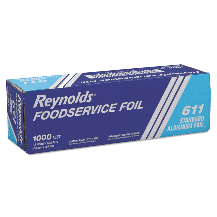 Reynolds Wrap - Standard Aluminum Foil Roll, 12" x 1,000 ft, Silver