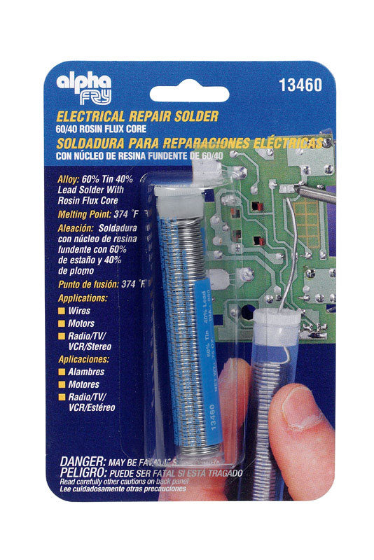 ALPHA FRY - Alpha Fry 3/4 oz Repair Solder 0.05 in. D Tin/Lead 60/40 1 pc