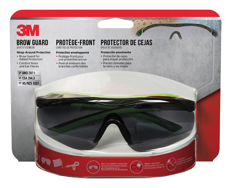 3M - 3M Anti-Fog Safety Glasses Gray Lens Black Frame 1 pc [47101H1-DC]