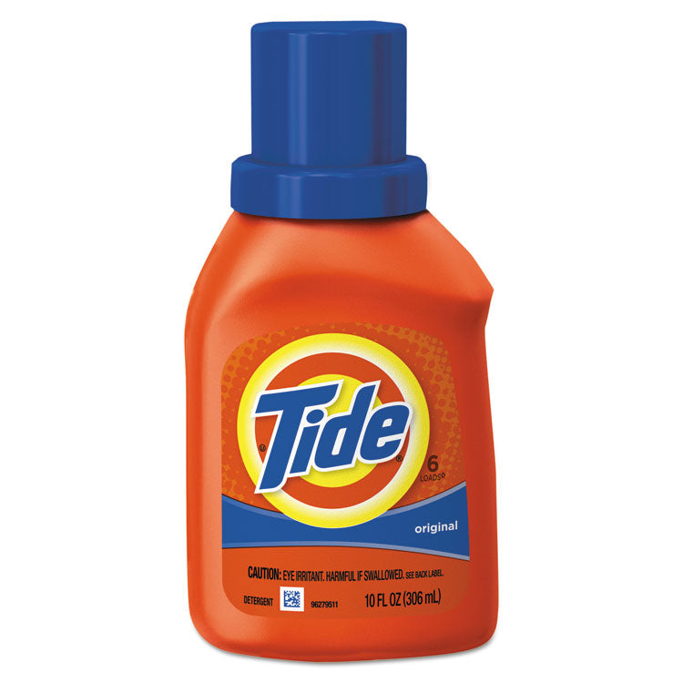 Tide - Liquid Laundry Detergent, Original Scent, 10 oz Bottle, 12/Carton